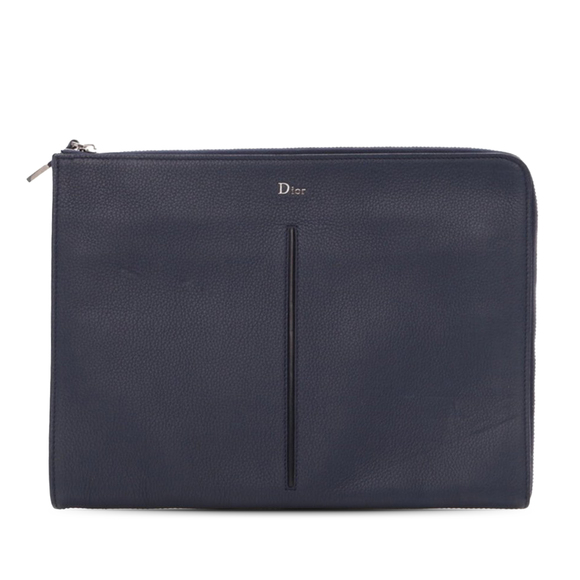 Pre-Loved Dior Leather Document Case - Picture 1 of 12